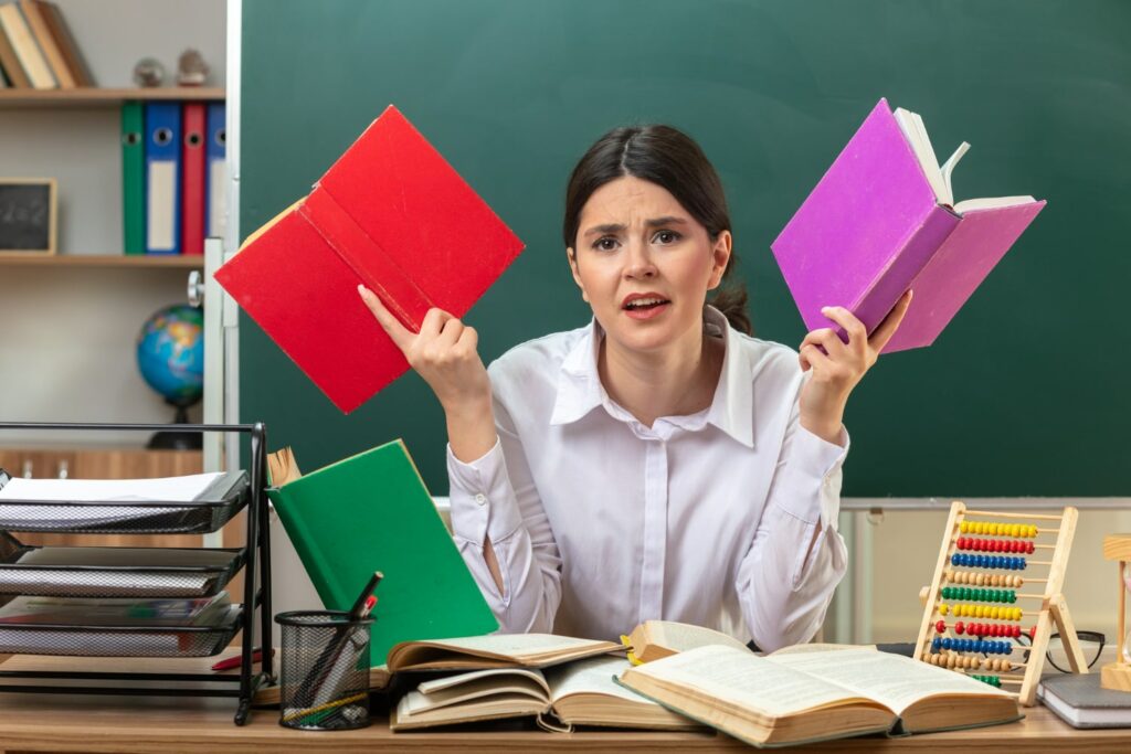 teacher book socks