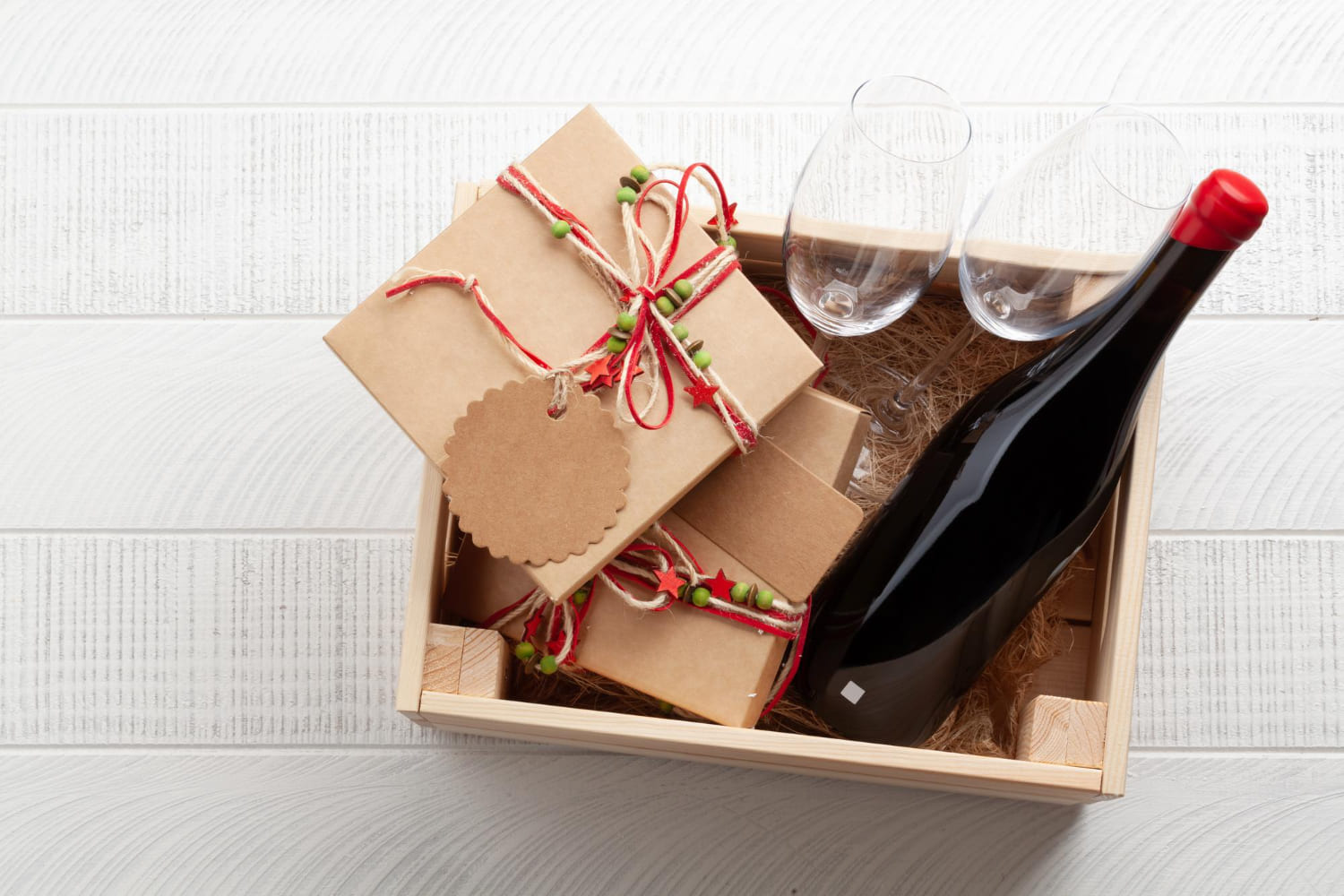 christmas gift wine gift box